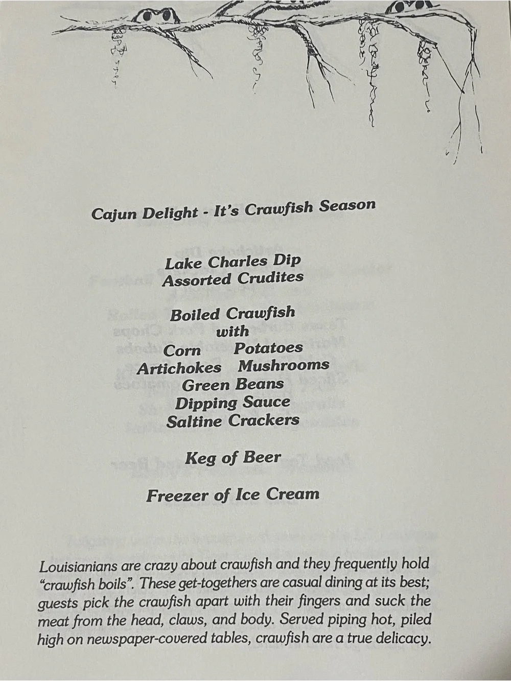 Froggy Bottom Louisiana Cuisine Cookbook 1995 Spiral Cajun Creole Signed Vintage